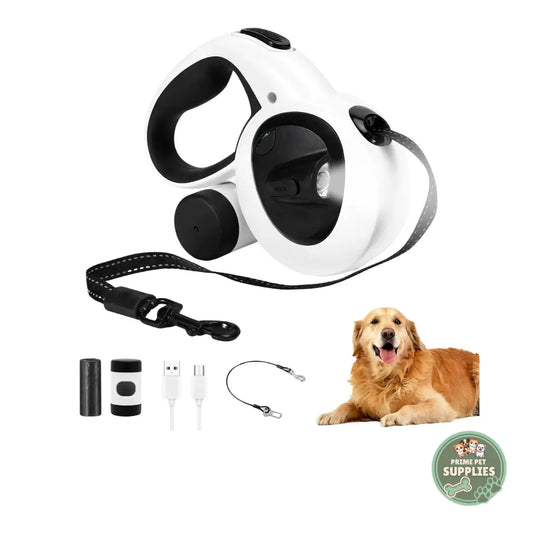 Dog Leash with USB Rechargeable LED Light PrimePetSupplies