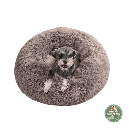 Calming Round Dog Bed PrimePetSupplies