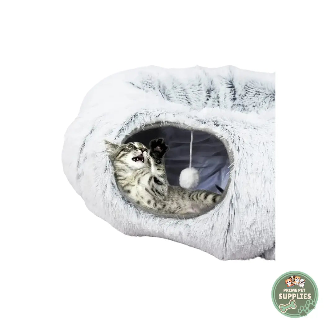 Collapsible Cat Tunnel Bed PrimePetSupplies