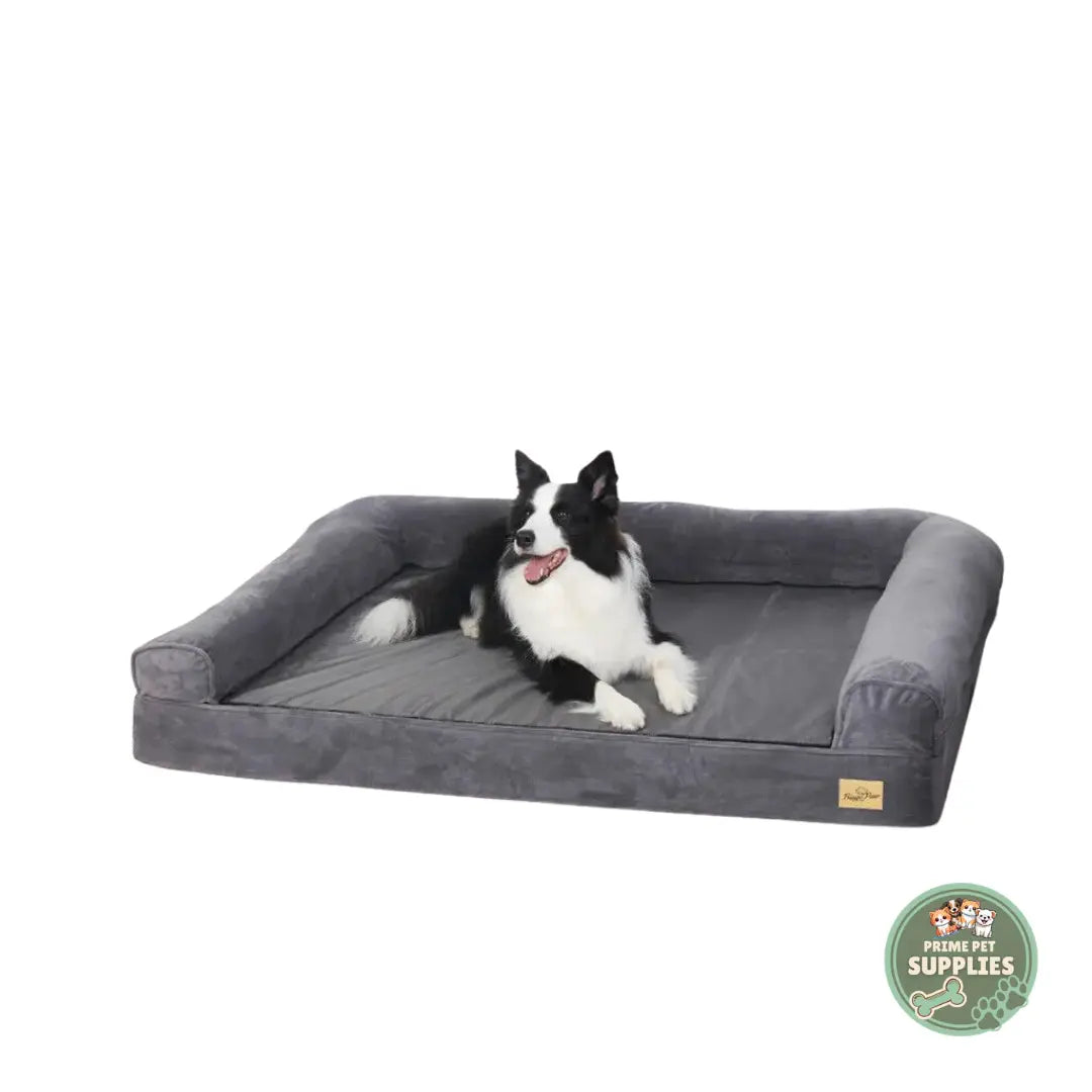 Orthopedic Dog Bed - Waterproof, Sofa-Style Bolster, Washable PrimePetSupplies