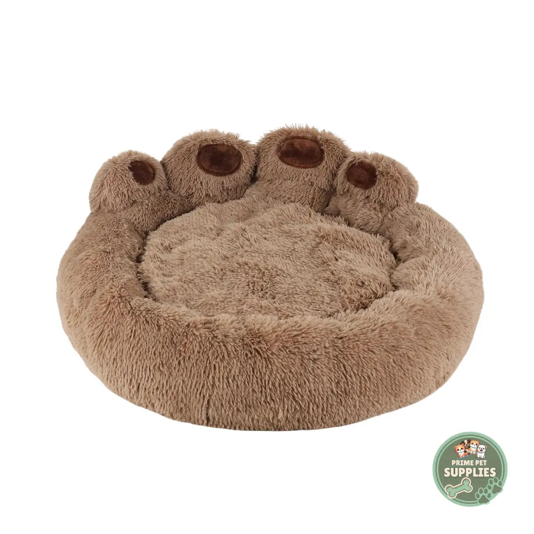 Paw-Shaped Calming Dog Bed PrimePetSupplies