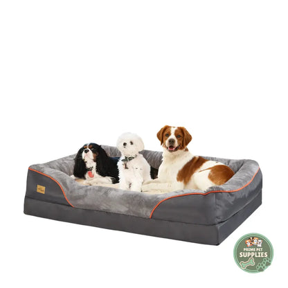 Orthopedic Dog Bed | Waterproof, Nest-Style Bolster, Washable PrimePetSupplies
