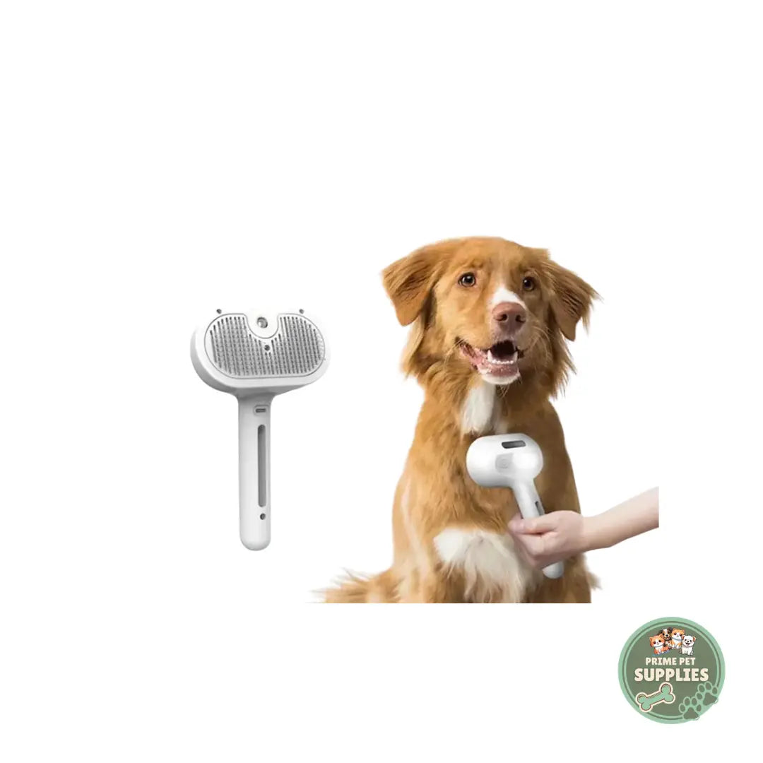 Premium Pet brush with steam function PrimePetSupplies