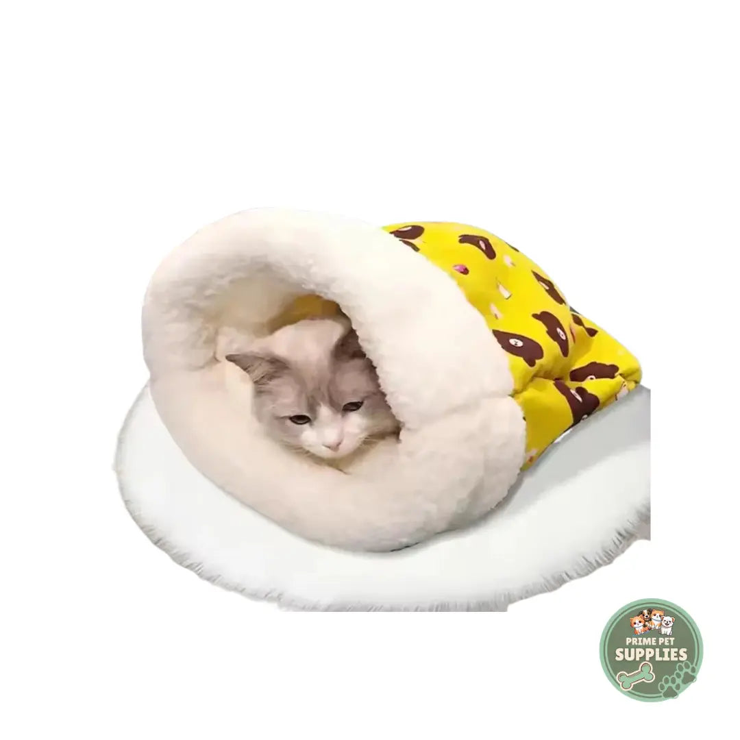 Warm Sleeping Bag Bed for Cats PrimePetSupplies