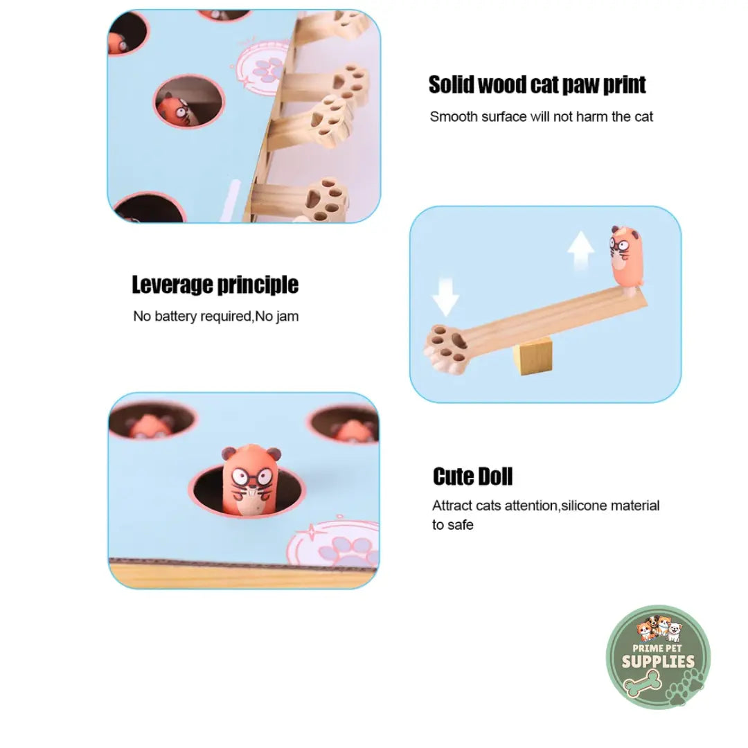 Cat Game Box – Interactive Hunting & Scratch Toy PrimePetSupplies