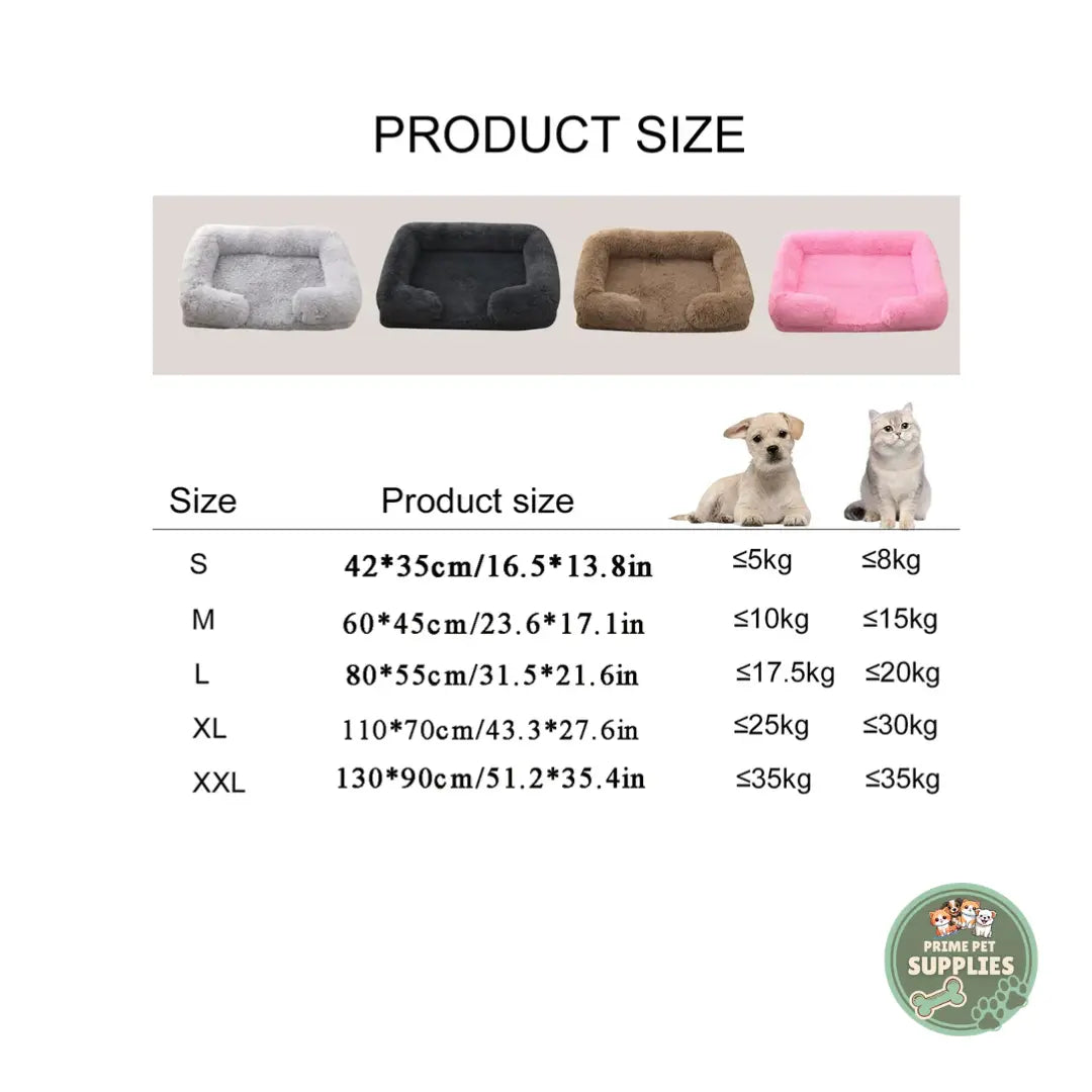 Calming Dog Bed Sofa PrimePetSupplies