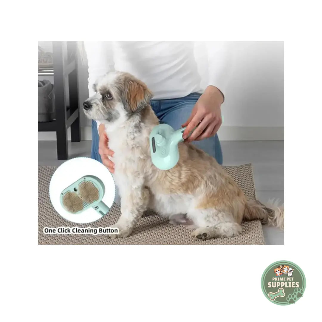 Premium Pet brush with steam function PrimePetSupplies