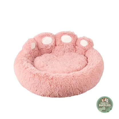 Paw-Shaped Calming Dog Bed PrimePetSupplies