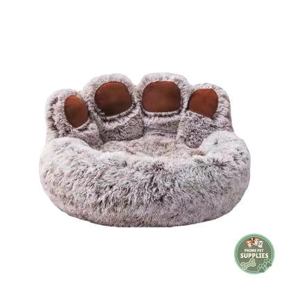 Paw-Shaped Calming Dog Bed PrimePetSupplies